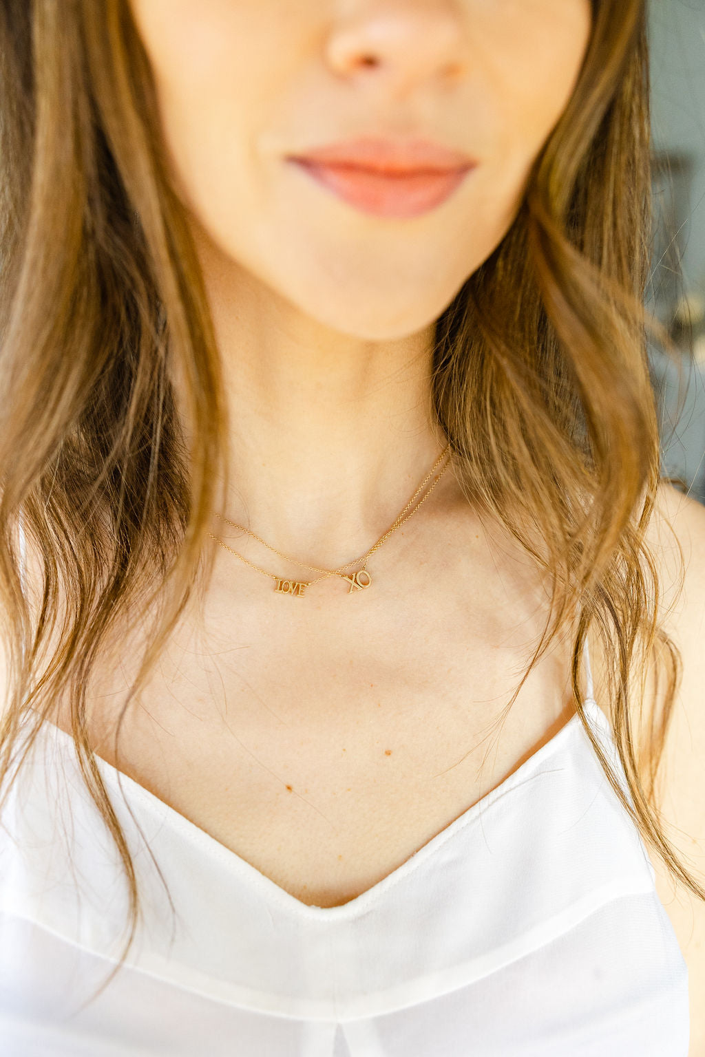 Double Initial Necklace by Kristin Hayes Jewelry