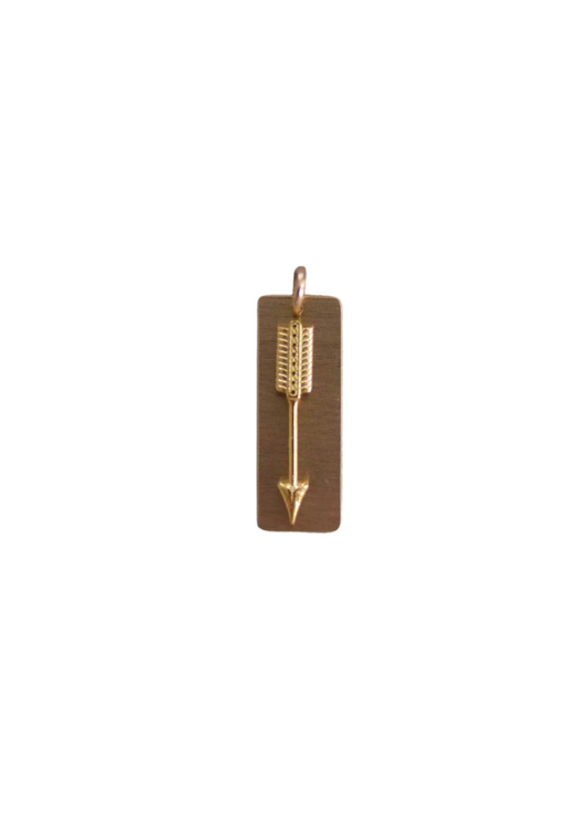Arrow Plate Charm (S)