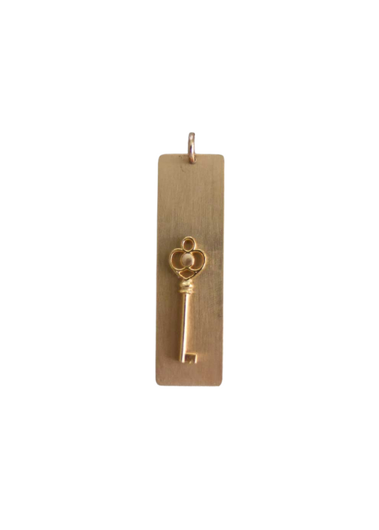 Key Plate Charm (M)