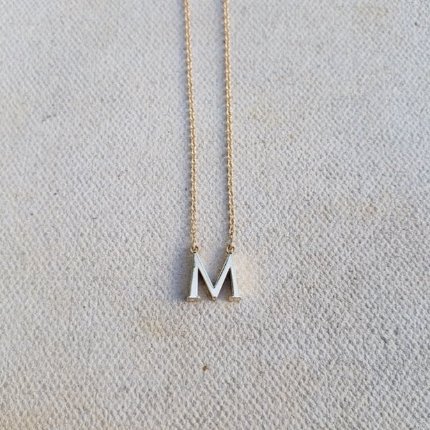 Personalized Single Initial Necklace by Kristin Hayes Jewelry