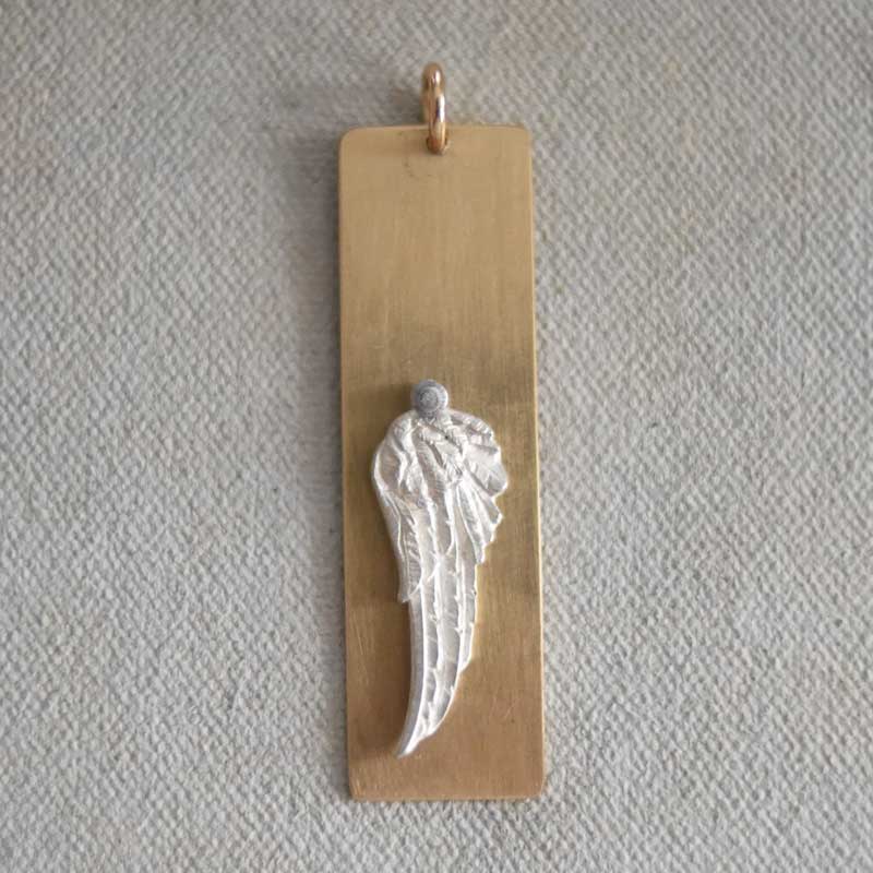 Angel Plate Charm  (M)