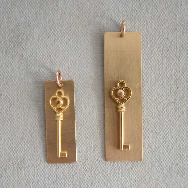 Key Plate Charm (S)
