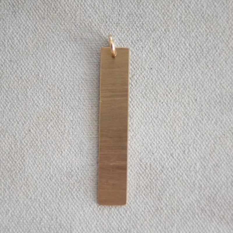 Single Date/Name Original Tab Charm