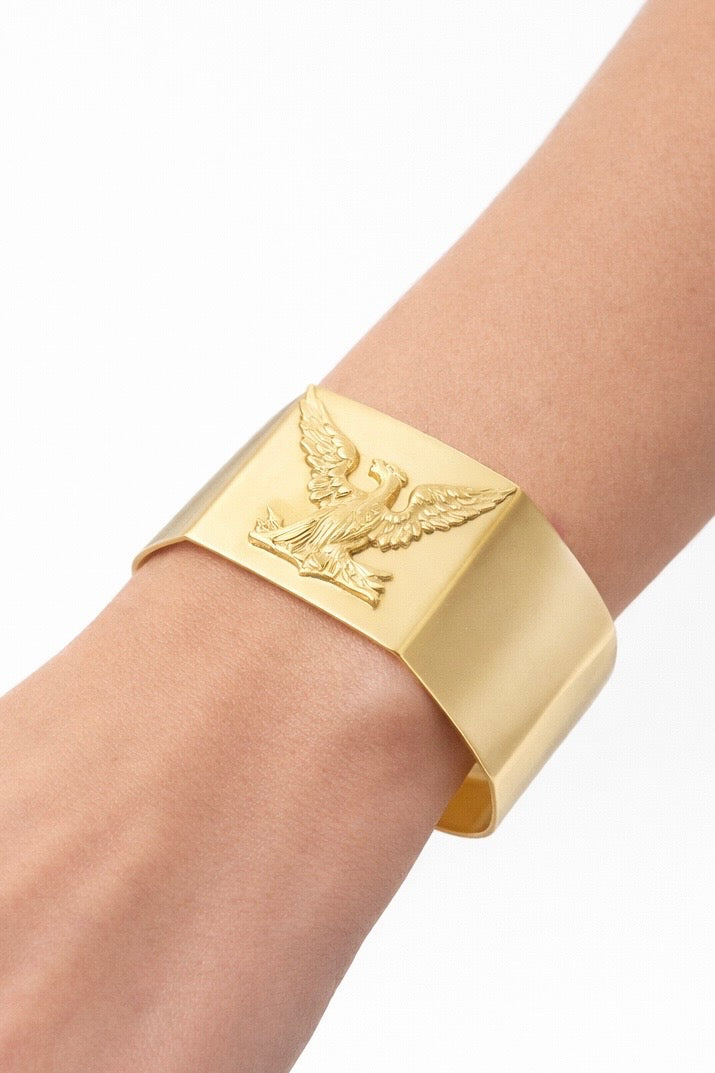 Geometrical Eagle Cuff