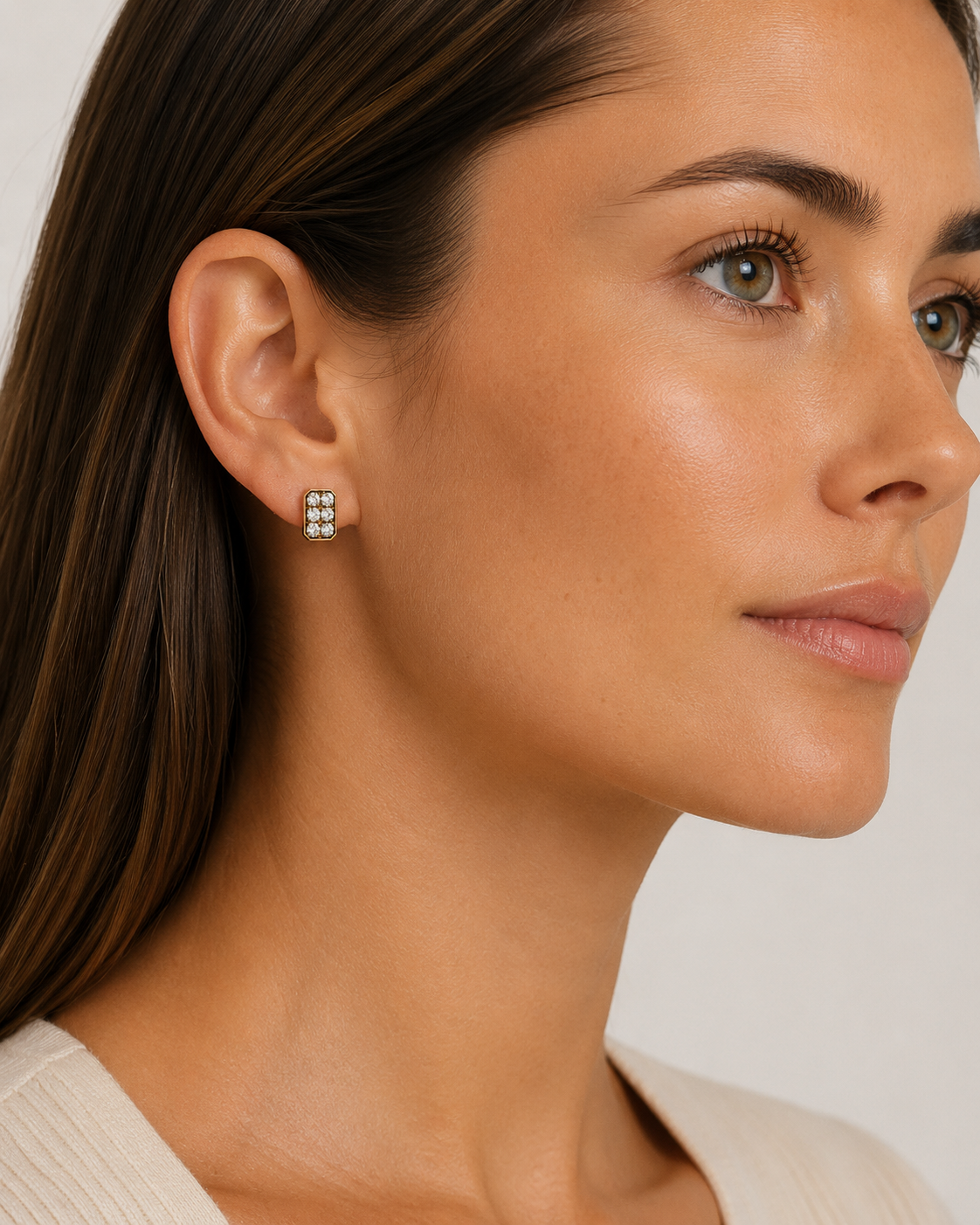 Vintage Rose Monte Studs