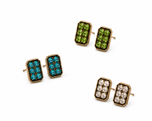 Vintage Rose Monte Studs