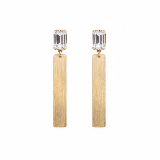 The Crystal Original Tab Earring