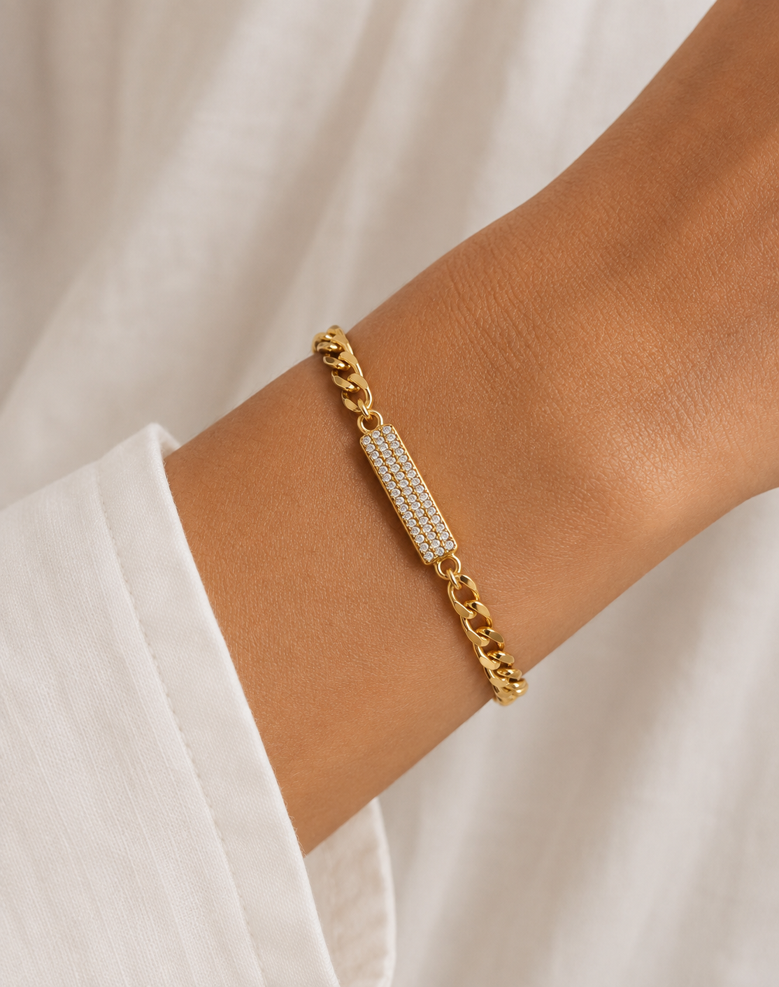 Bling Tab Bracelet