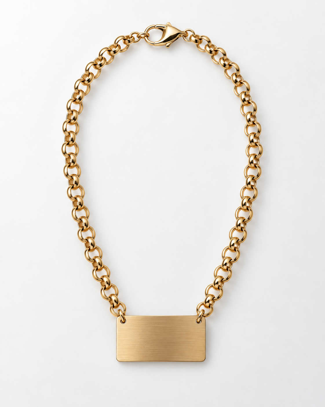 Plate Necklace