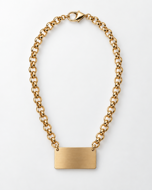 Plate Necklace