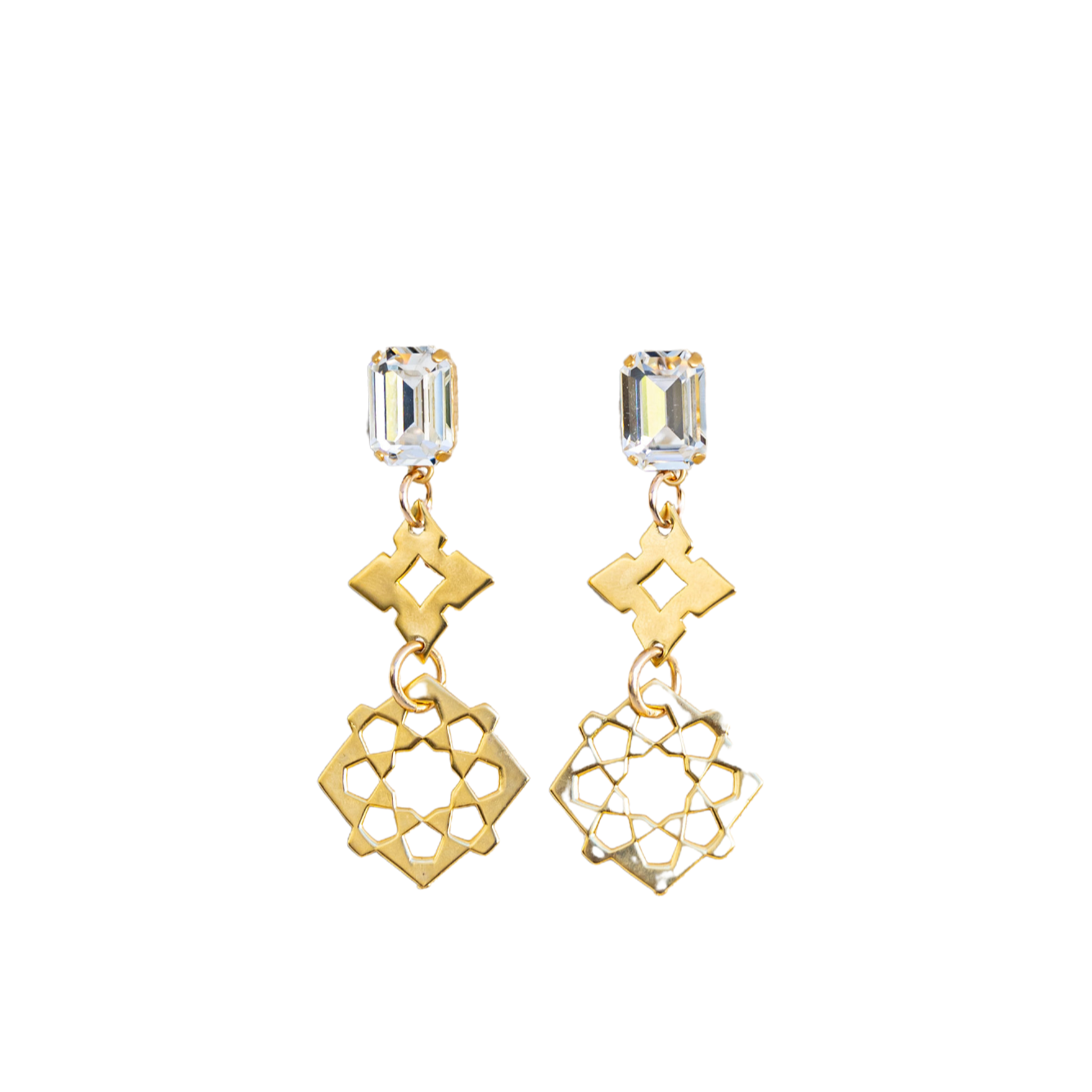 Mini Crystal Focus Intention Earrings | Manifest Kristin Hayes Jewelry