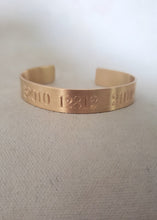 Load image into Gallery viewer, Hand Engraved Cuff