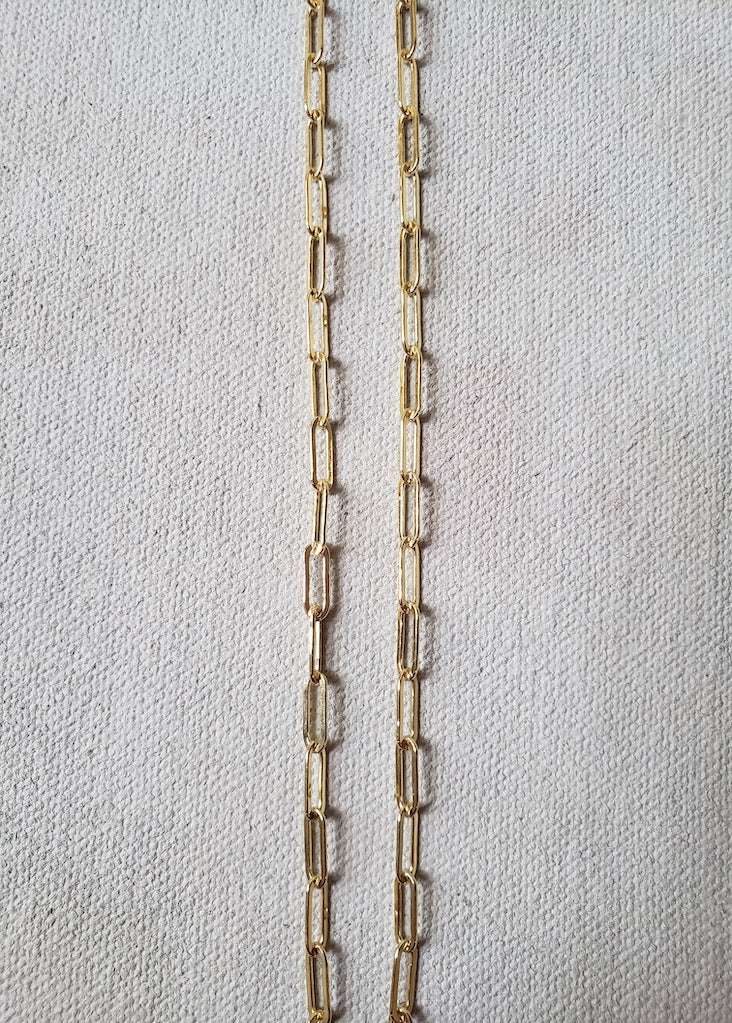 Goldfill Paperclip Chain