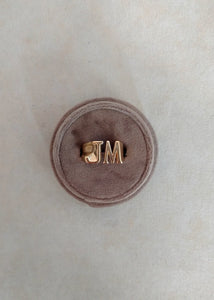 Johnny Initial Ring (Largest Size)