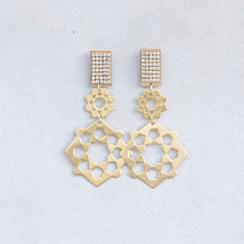 Bling Attract Intention Earrings | Manifest Collection by Kristin Haye…