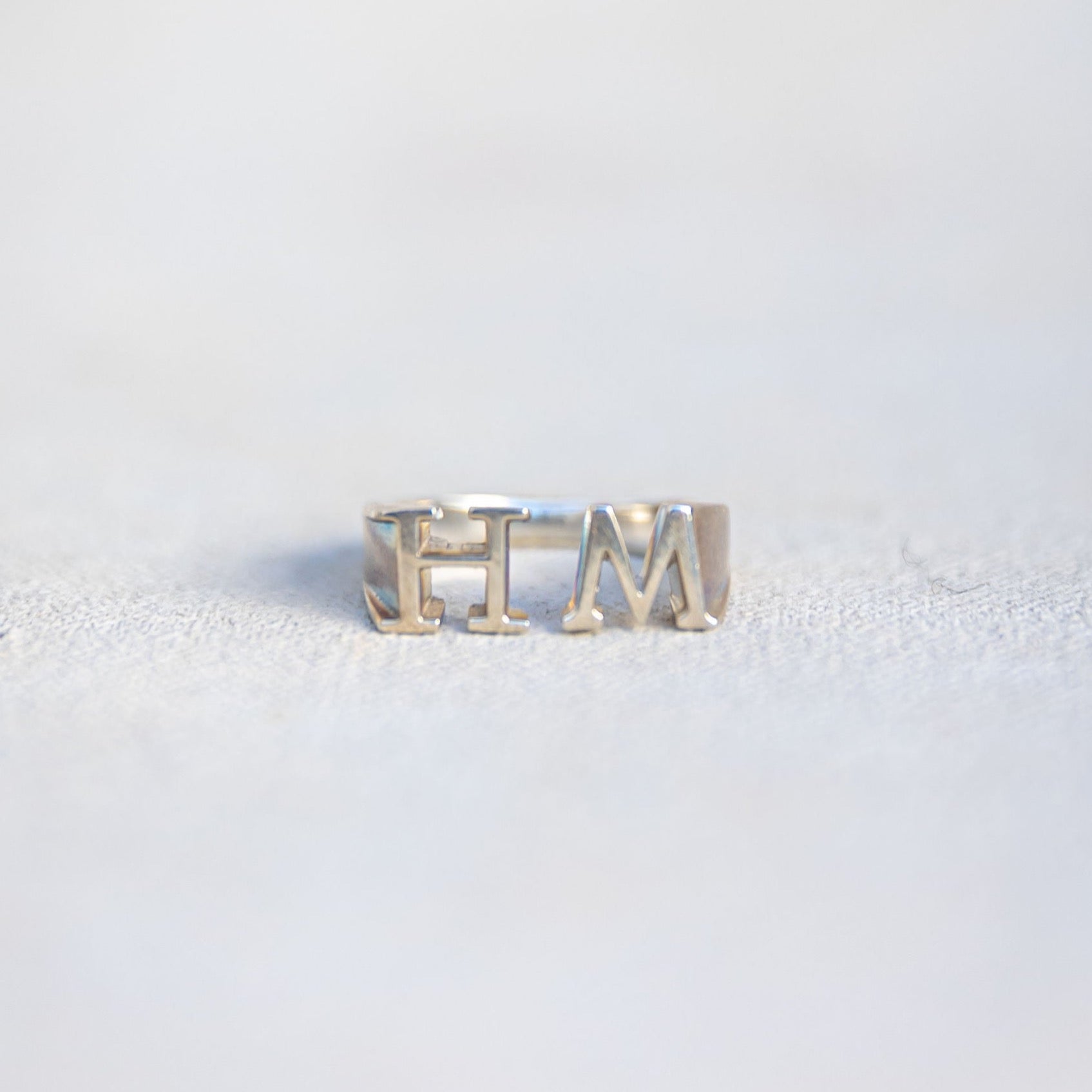 Personalised Diamond Couple Initials Ring, 14K Customised Couple Letter Ring,  Custom Initial Diamond Ring, Solid Gold Two Initial Ring - Etsy