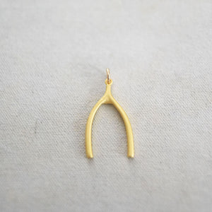 Wishbone Charm