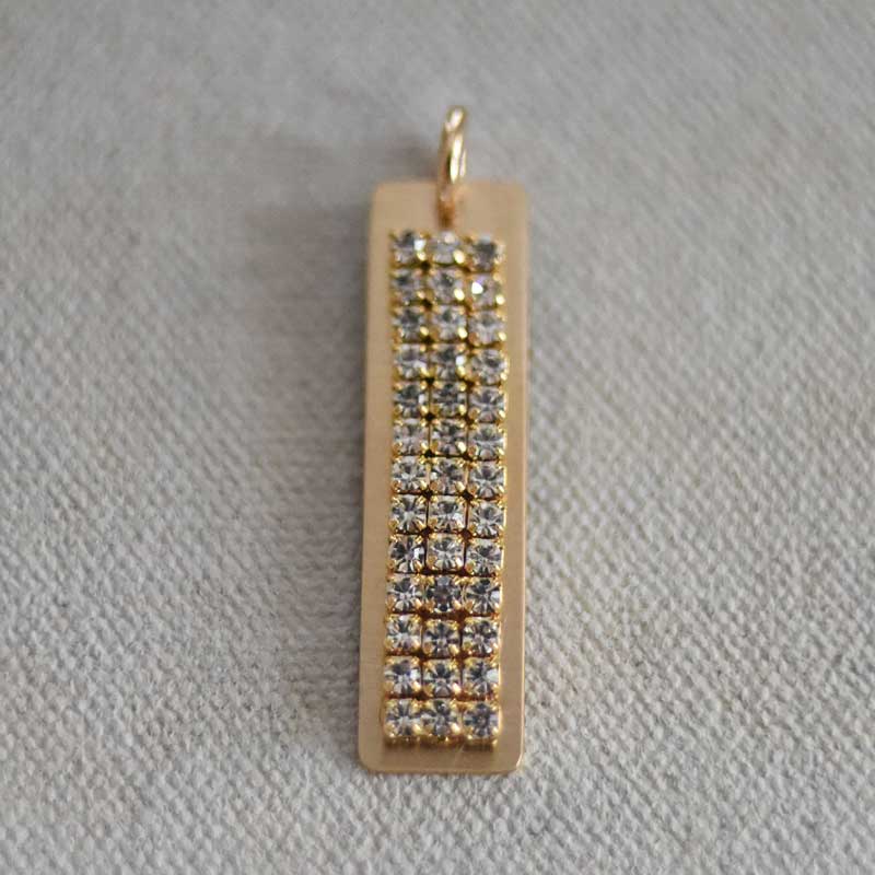 Original Tab Bling Plate Charm (L)