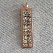 Load image into Gallery viewer, Original Tab Bling Plate Charm (L)