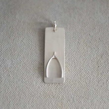 Load image into Gallery viewer, Wishbone Charm Silver