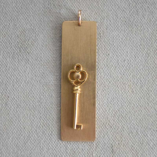 Key Plate Charm (M)