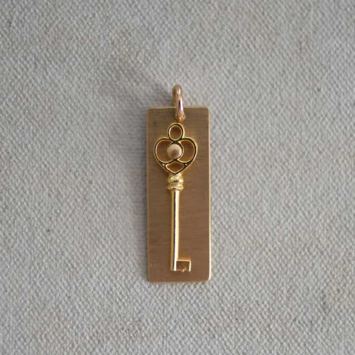 Key Plate Charm (S)