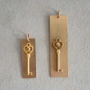 Key Plate Charm (M)