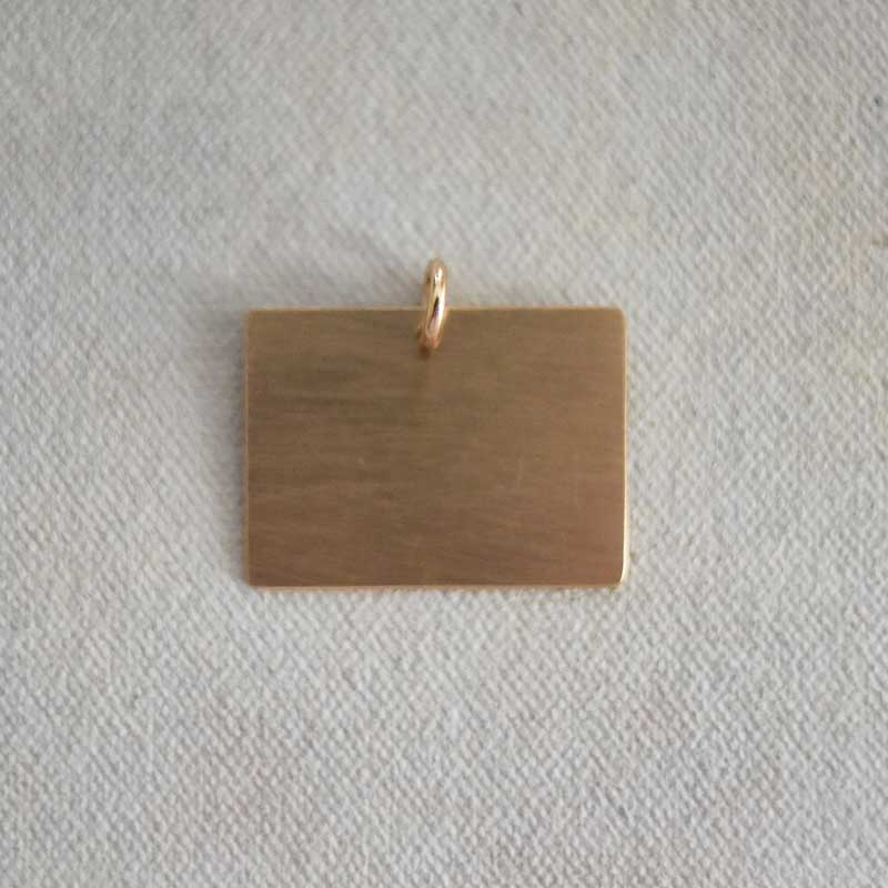 Triple Date Stamp Rectangle Tab Charm