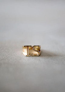 Johnny Initial Ring (Largest Size)